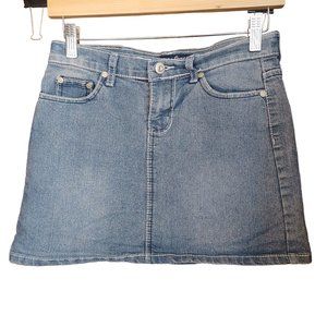 Miss Jeans Women's Blue Denim Charmed Tag Mini Skirt 16